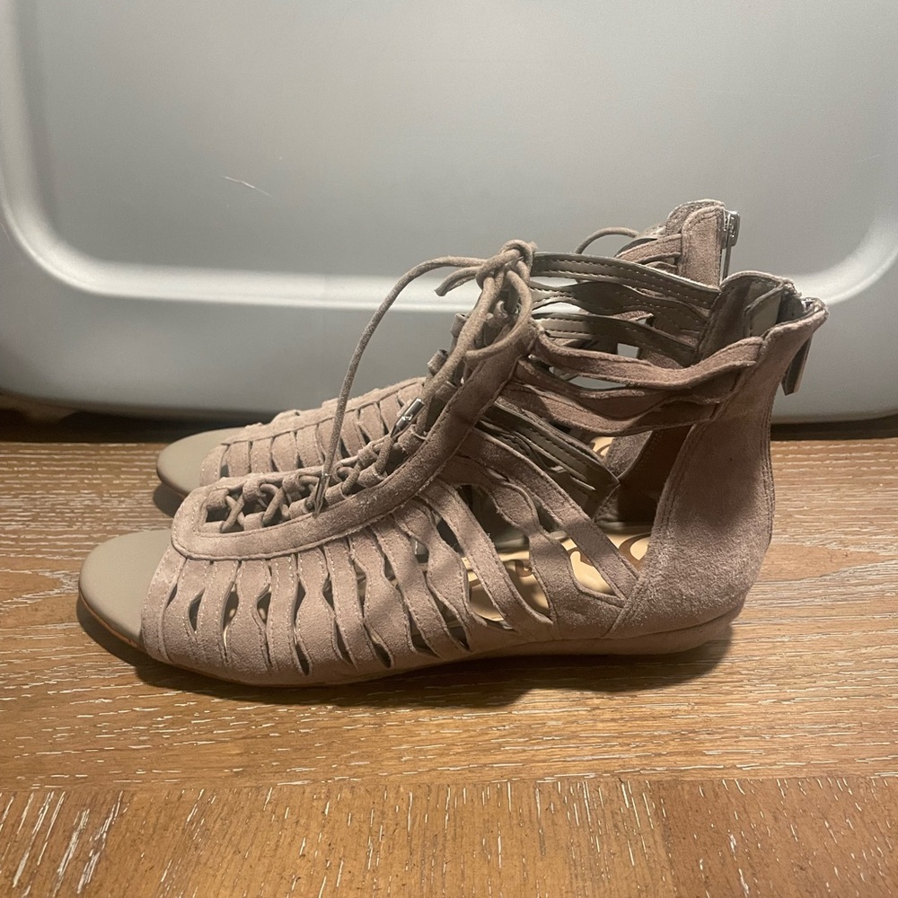 Sam Edelman sandals. Taupe suede